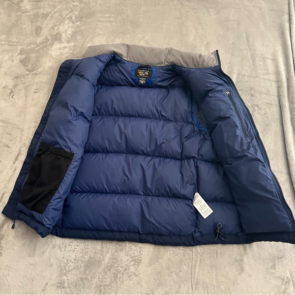 Mountain Hardwear Blue Down Vest Puffer Jacket Size Large - Picture 9 of 10